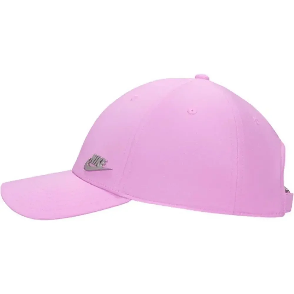 Nike Dri-FIT Club Cap Structured Metal Logo Light Magenta Size M/L FB5371-503